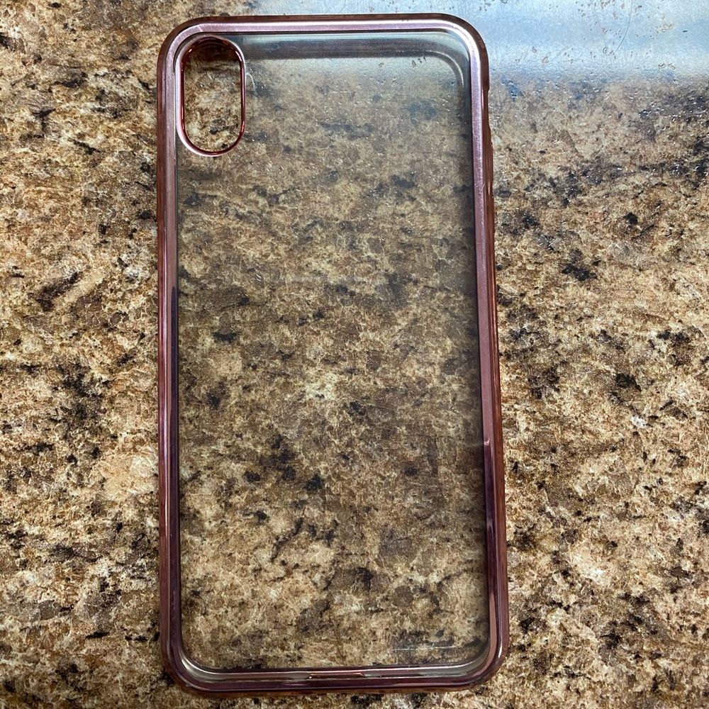 Transparent iPhone XS Max case